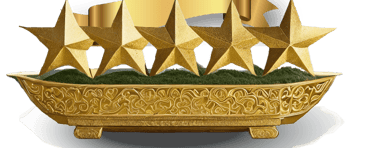 gold stars 5 rating