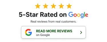 five star rated on google. real reviews from real customers. read more reviews on google.