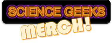 Science geeks merchandise logo