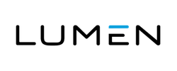 Lumen Technologies official corporate logo featuring black sans-serif typography with a blue accent line.