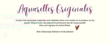 aquarelle art passion cadeau déco