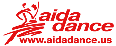 an abstract couple in a red dress