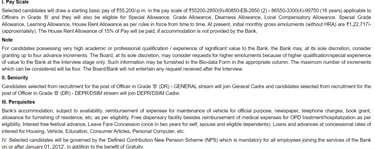 rbi grade b perks 2024