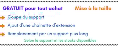 Les Couleurs de Lo Bijoux Mise à la taille gratuite