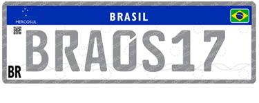 Placa Coleção - Veículo de Coleção e Modificado