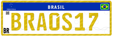 Placa Diplomática - Veículo Diplomático e Consular