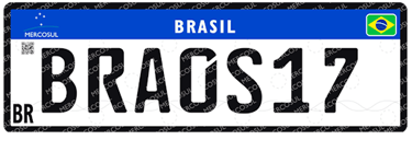 Placa Carro - Veículo de passeio