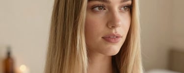 woman wearing black crew-neck shirt