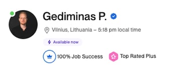 gediminas prantkelėnas upwork