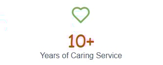 years of service