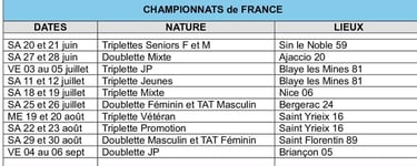 calendrier France