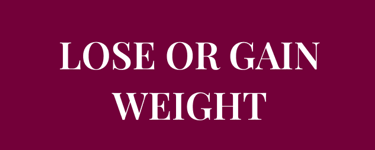 Do you want to  LOSE OR GAIN WEIGHT  sustainably & without dieting?