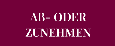 Möchtest du nachhaltig AB- ODER ZUNEHMEN ohne Diäten?