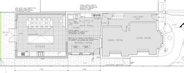 Locally listed house proposed plan