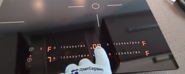Проверка отклика сенсорного управления после замены стекла