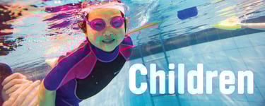 children swimming lessons