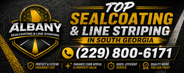 Top Asphalt Sealcoating & Line Striping in South Georgia - Albany Sealcoating & Line Striping, LLC