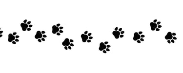 Dog and Cat Paw Prints