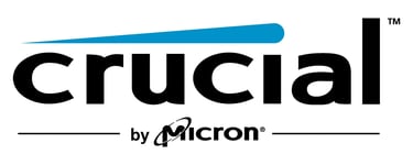 a logo for a company called crucial