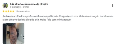 avaliação google tatuagem