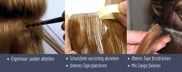 Tape In Haar Extensions Tutorial