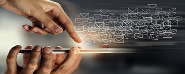 Bulk email sending in one click