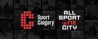 Sport Calgary logo and All Spor One City logo
