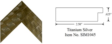 Titanium Silver Picture Frame Item No. SIM1045