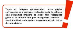 Compromisso da KeepGloss com fotografias reais e não manipuladas.