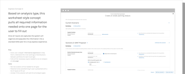Snippet of a presentation for "express" experiences