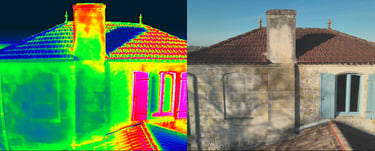 Thermographie mur extérieur