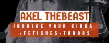 a banner for Axel TheBeast website