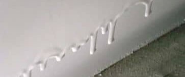 sơn tĩnh điện bị chảy