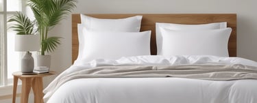 blue and white striped round textile