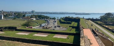Galle fort arial view