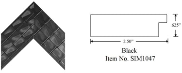 Black Picture Frame Item No. SIM1047