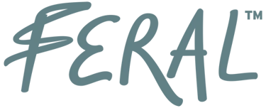 Logo Feral bevande fermentate botaniche zero alcool delle Dolomiti. Bevande da pairing