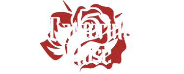 a  red rose in the middle of a black background