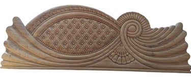 Antique Look Teak Wood Bed – Indian Heritage Design