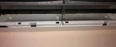 Nettoyage d'une carcasse unité intérieure Climatisation DAIKIN