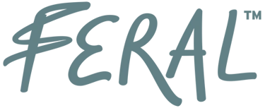 Logo Feral bevande fermentate botaniche zero alcool delle Dolomiti. Bevande da pairing