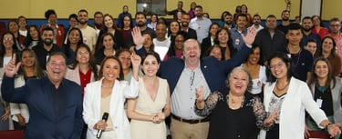 Portfólio Palestrante Elaine Rodrigues em evento corporativo