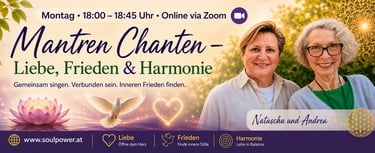 Liebe, Frieden und Harmonie Mantra chanten