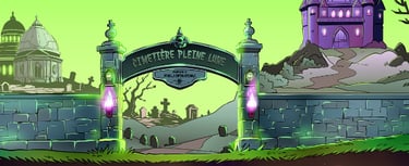 Entrée du cimetière Pleine Lune