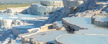 Denizli Gezilecek Yerler | Pamukkale Travertenleri