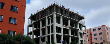 Obra construccion colocacion de revestimiento texturado