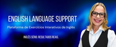 Plataforma de Exercícios Interativos de Inglês - English Language Support