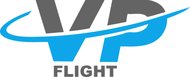 a logo for VP Flight