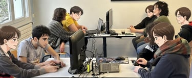 Groupe de jeunes adultes épileptiques Institut la Teppe 26600