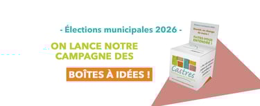 a box of election campaign campaign with a box of election campaign